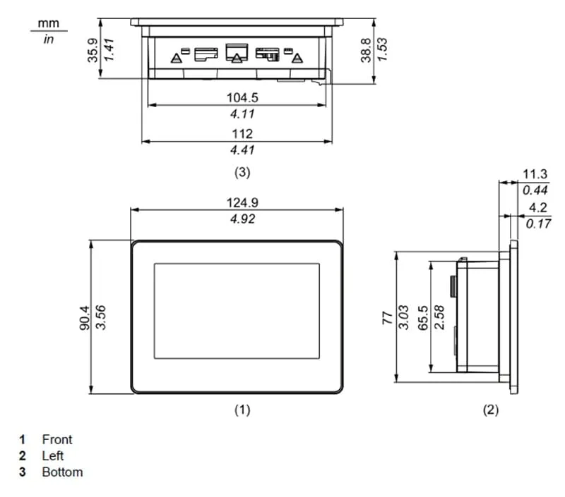 PFXGP4114T2D kích thước 1