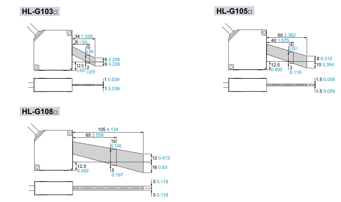 Cảm biến laser HL-G103-A-C5 Panasonic HL-G103-A-C5 |HAIPHONGTECH