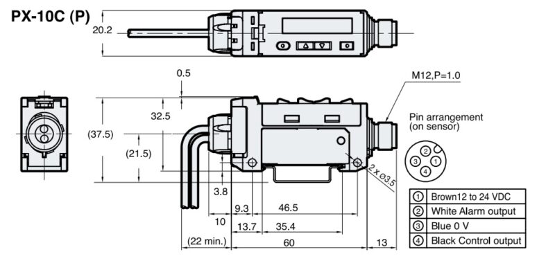 PX-10CP Kích thước