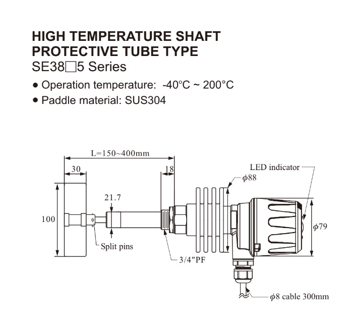 SE3825 Kích thước