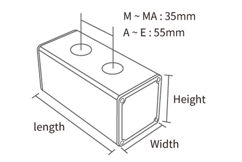 SG-MS-1602 Kích thước