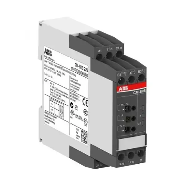 1SVR730841R1500 – Rơ le bảo vệ dòng điện ABB CM-SRS.22S (0.3-15A) 220-240V 1SVR730841R1500 – Rơ le bảo vệ dòng điện ABB CM-SRS.22S (0.3-15A) 220-240V