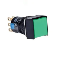Nút nhấn nhả IDEC AL6Q-M14G 16mm 24V (Xanh lá)