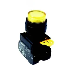 Nút nhấn nhả IDEC YW1L-M2E11Q4Y 1NO+1NC 22mm 24V (Vàng)