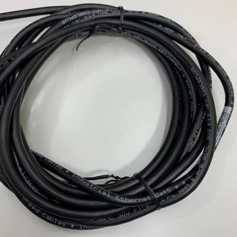 Cáp Original Cognex CCB-84901-0102-05 I/O & Power Dài 5M 17ft Cable M12 8 Pin A-Code Female Connector to 8 Core Flying Leads For Camera Cognex 5000 Series Vision System