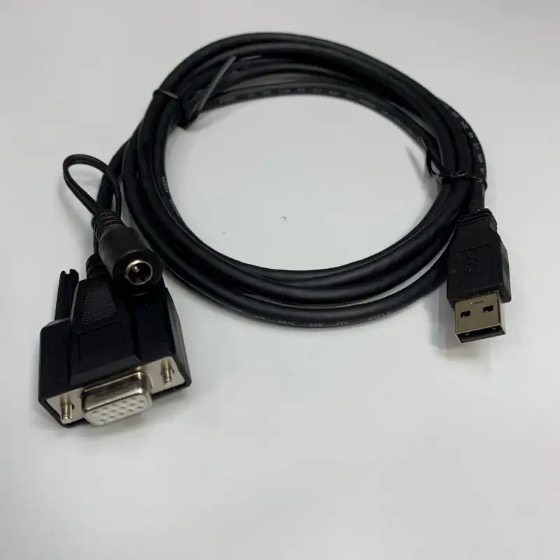 Cáp 1.8M 6ft DM100-USB-000 Cable USB to DB15 HD VGA Female + DC Power Connector For Cognex DataMan DM50 DM60 DM70 DM150 DM-150S Barcode Reader