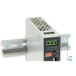Mean Well XDR-75E-36: Động cơ nguồn tiết kiệm năng lượng 75W DIN Rail
