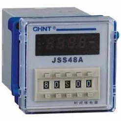 JSS48A AC/DC100V-240V | Timer 4-digit Out. Relay Chint